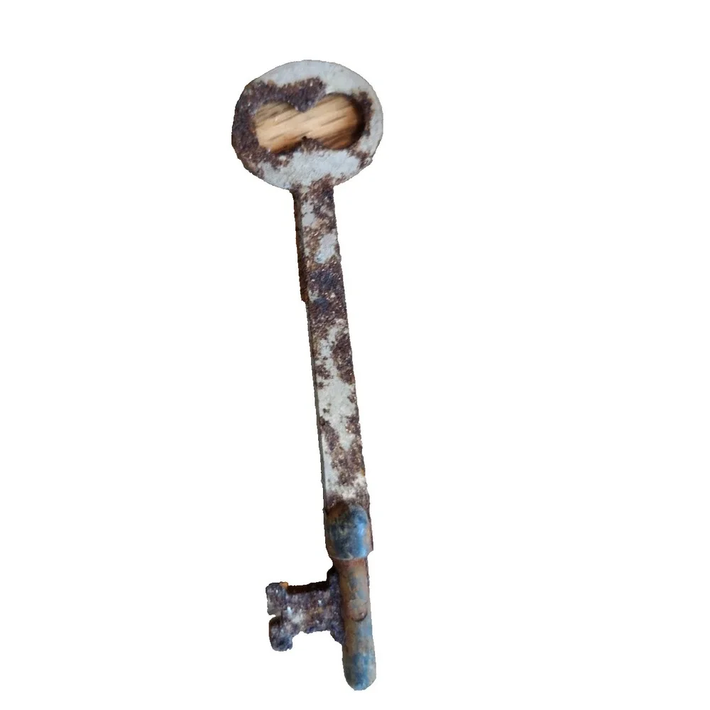 Antique-Style Iron Key & Decorative Hook Set - Black